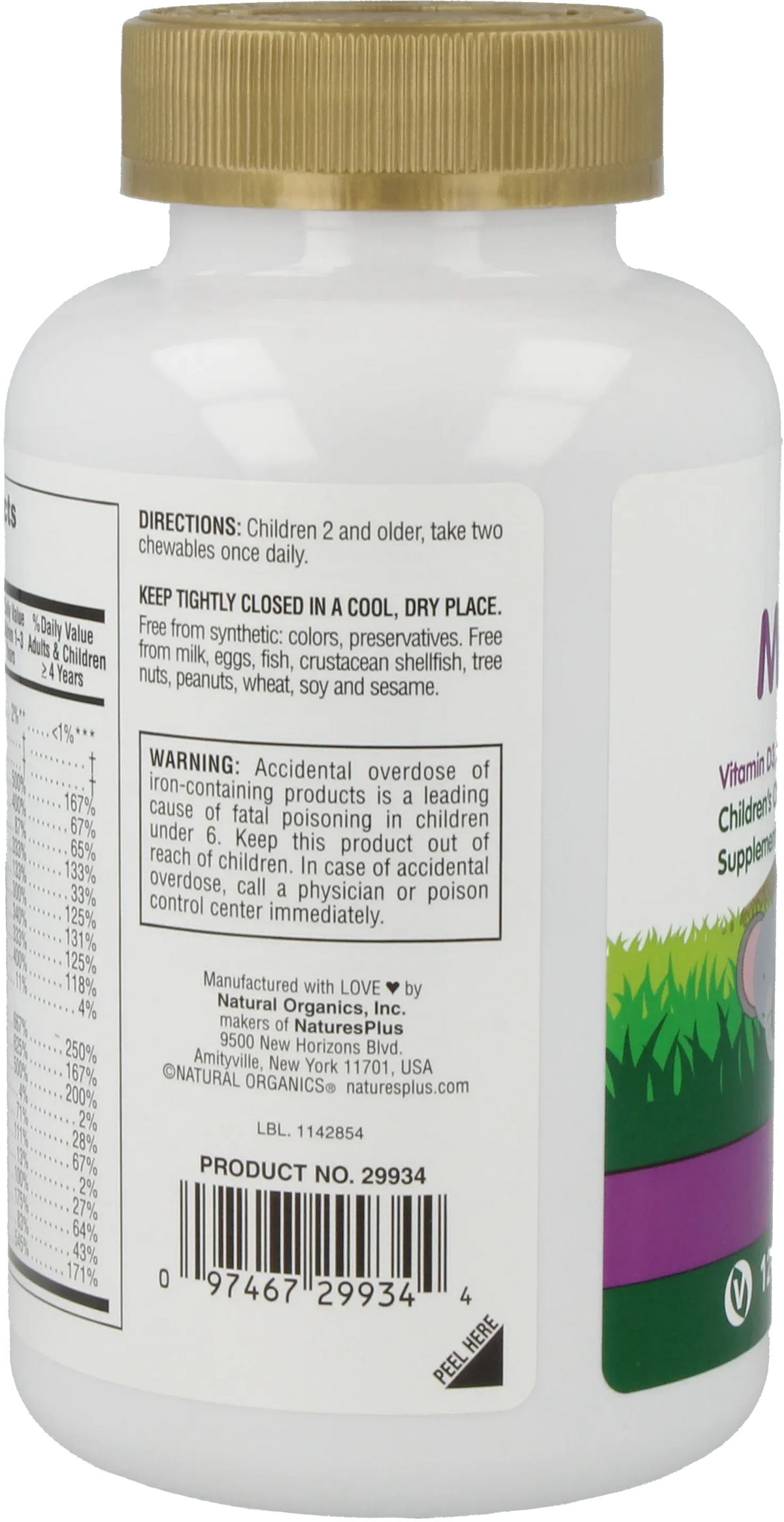 Animal Parade® GOLD Multivitamin sugar free - 120 Lozenges