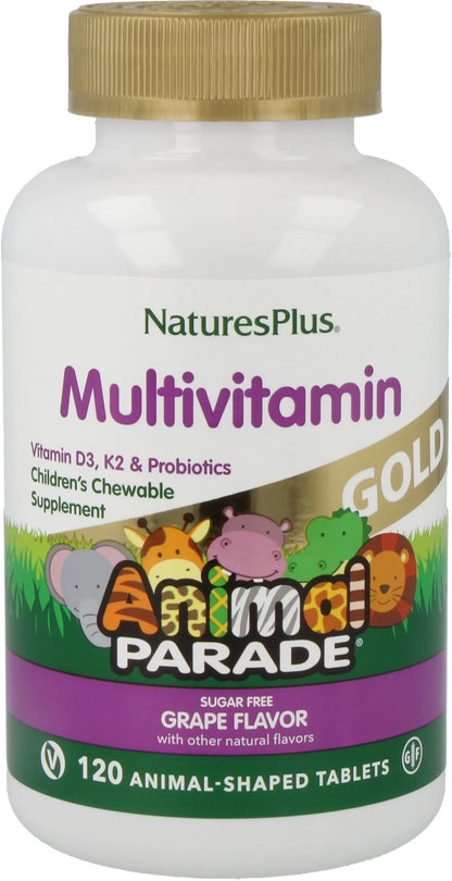 Animal Parade® GOLD Multivitamin sugar free - 120 Lozenges