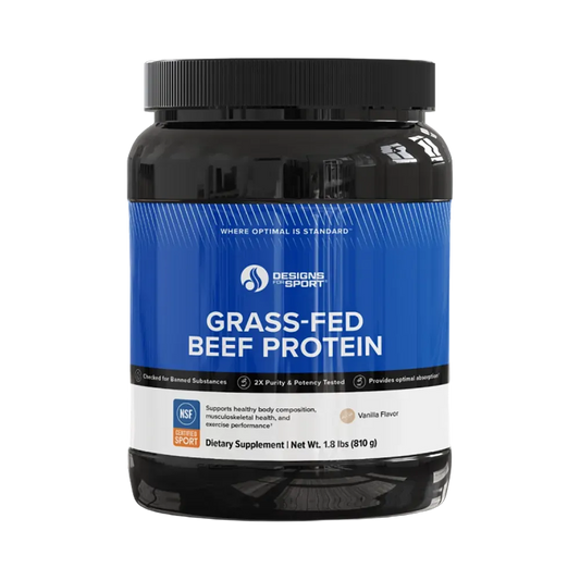 Designs for Sport Grass-Fed Beef Protein Vanilla - 810 g powder