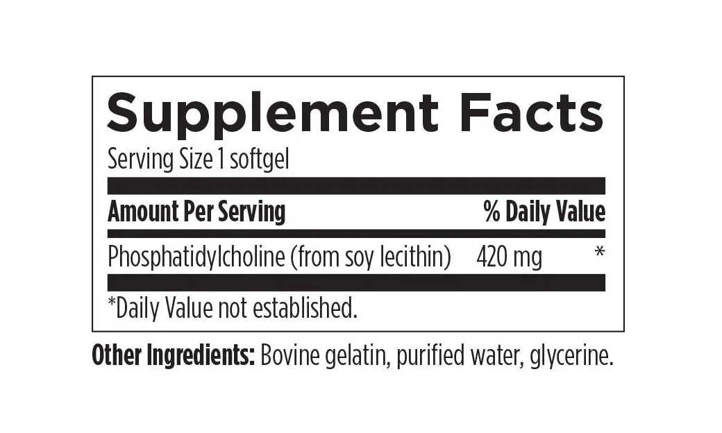 Phosphatidylcholine - 180 Softgels