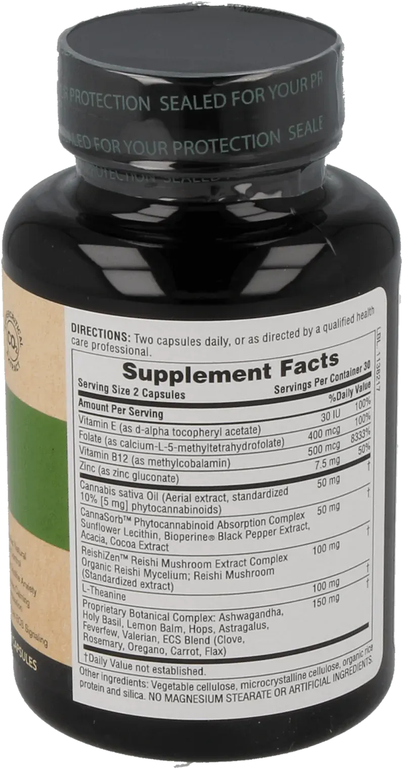 HempCeutix Stress, 60 capsules