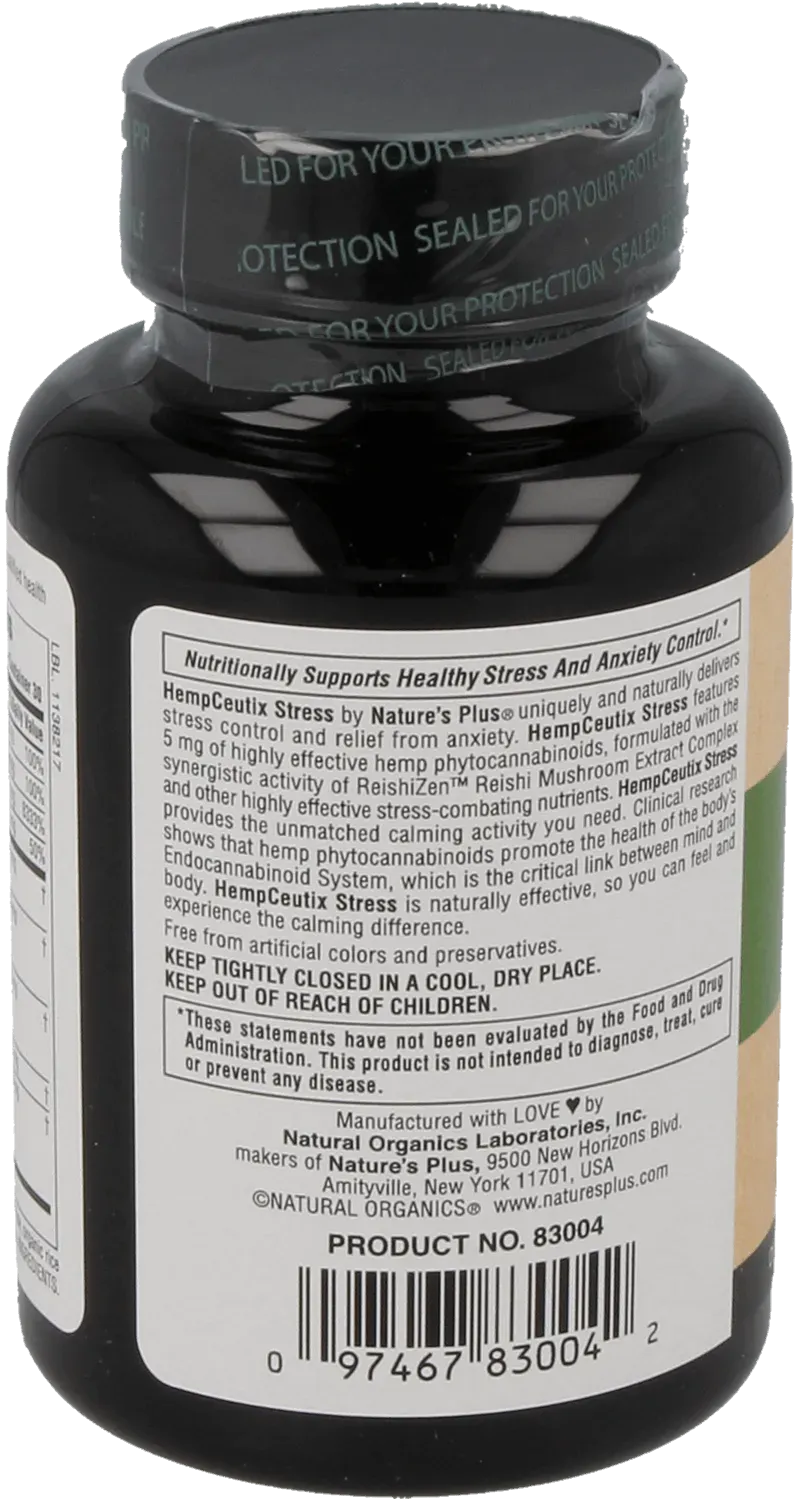 HempCeutix Stress, 60 capsules