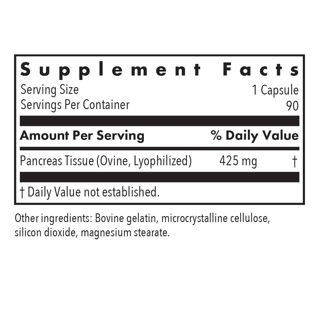 Pancreas Lamb - 90 capsules