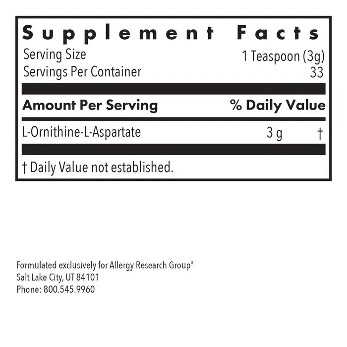L-Ornithine-L-Aspartate - 100 g powder