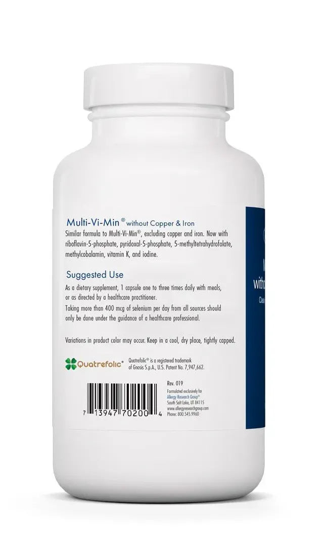 Multi-Vi-Min® without Copper & Iron - 150 capsules
