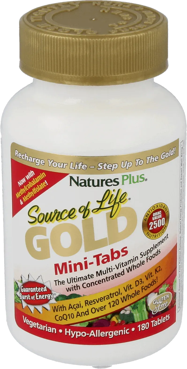 Source of Life® GOLD Multivitamin Minitablets - 180 tablets