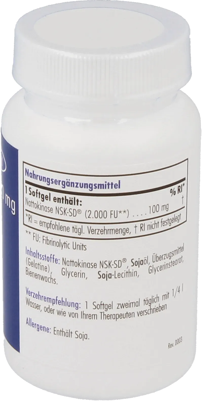 Nattokinase 100 mg NSK-SD® - 60 Softgels