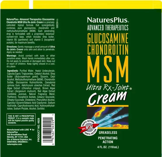 Ultra Rx-Joint® Cream (Tube) - 118ml Cream