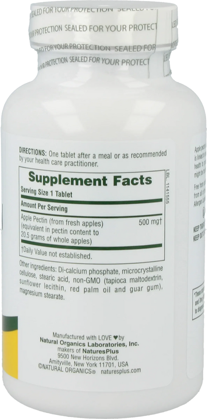 Apple Pectin 500 mg - 180 Tablets