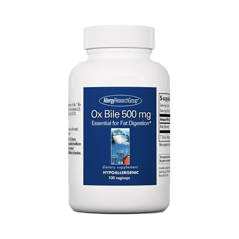 Ox Bile 500 mg - 100 capsules