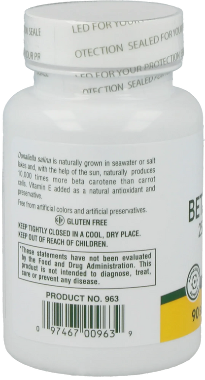 Natural Beta Carotene - 90 softgels