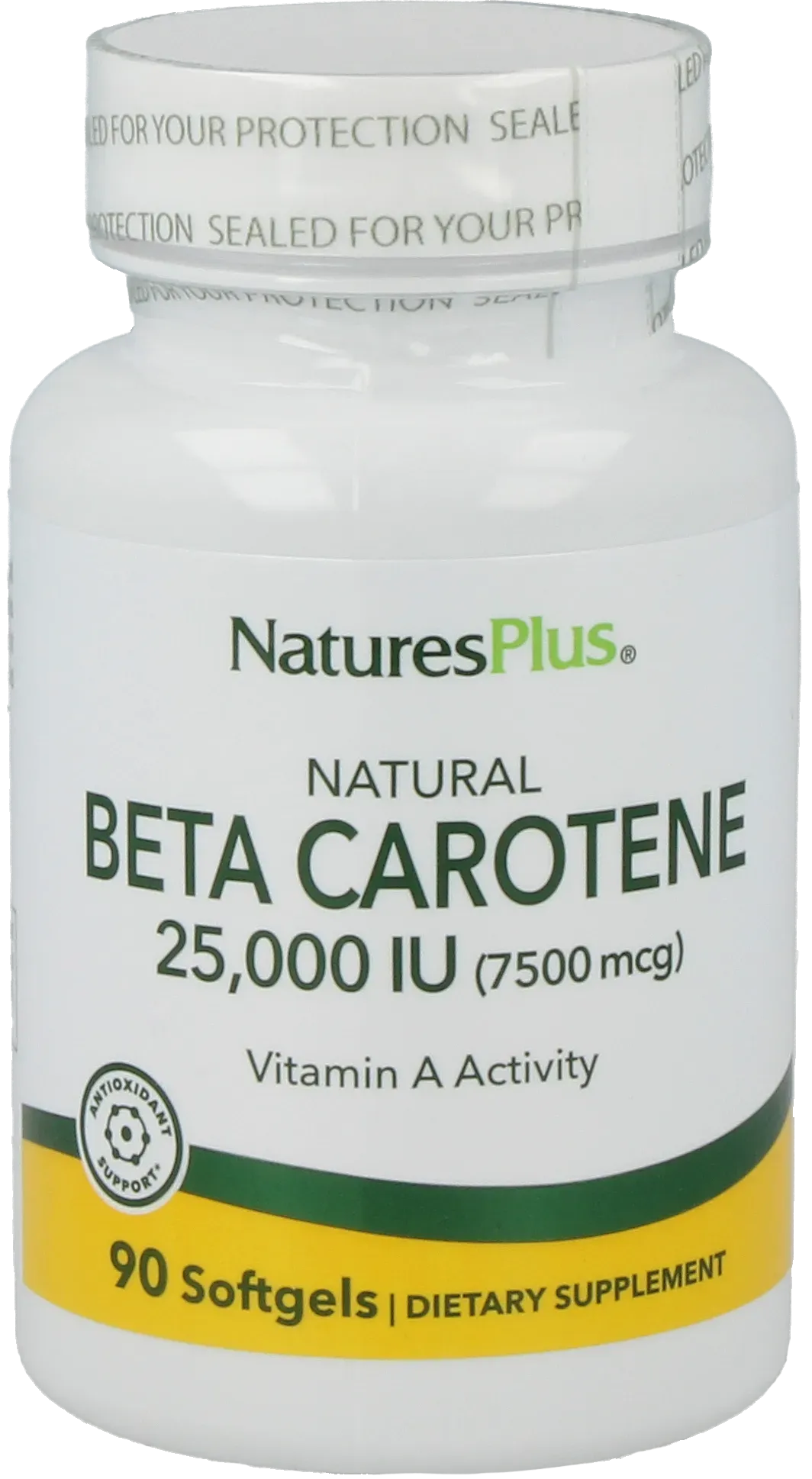 Natural Beta Carotene - 90 softgels