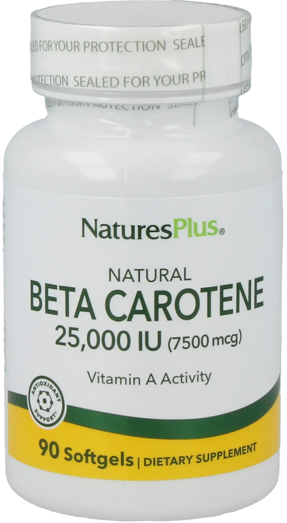 Natural Beta Carotene - 90 softgels