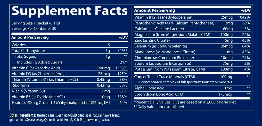 Power Pak Lemon Lime - 30 x 6.1 g powder