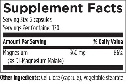 Magnesium Malate - 240 capsules