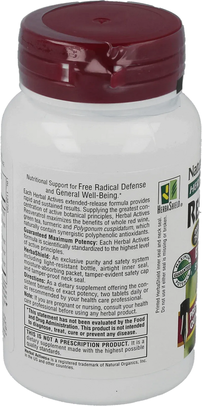 Resveratrol 125 mg - 60 Tablets