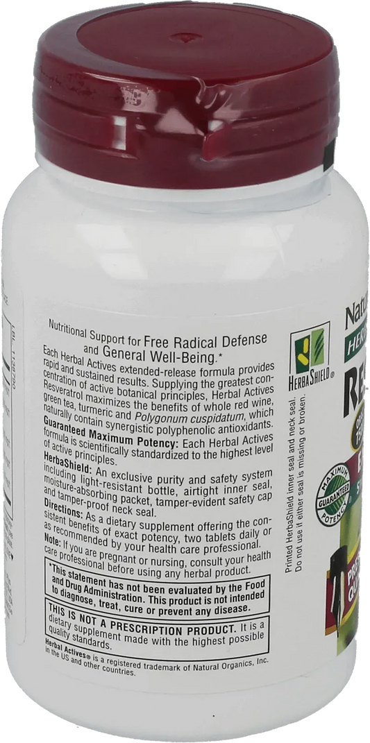 Resveratrol 125 mg - 60 Tablets