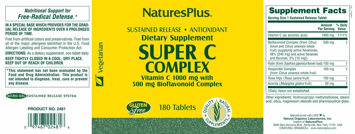Super C Complex - 60 tablets