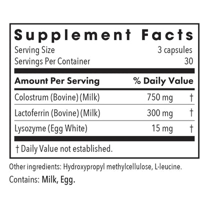 Laktoferrin with Colostrum - 90 capsules