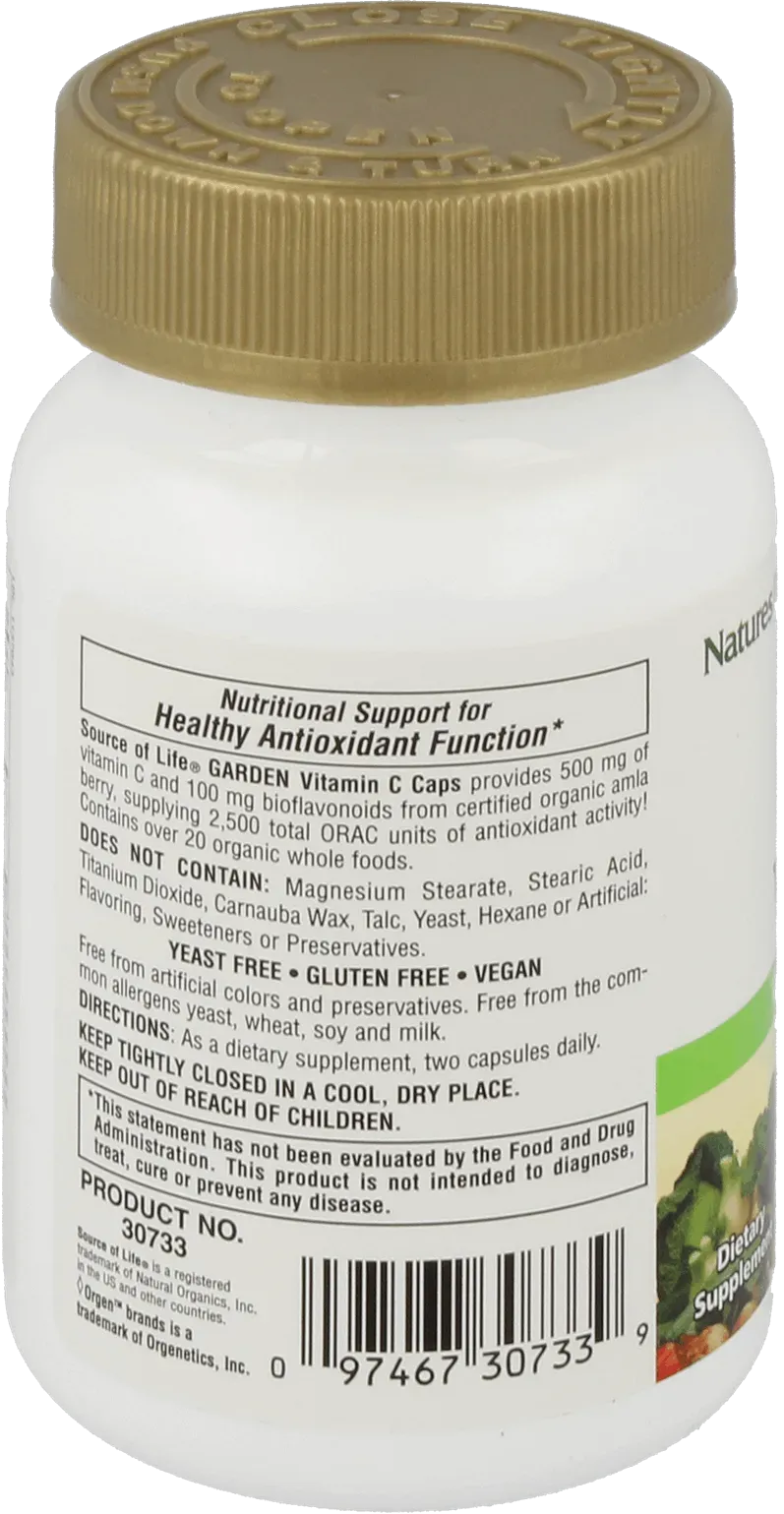 Source of Life® Garden™ Vitamin C - 60 Capsules