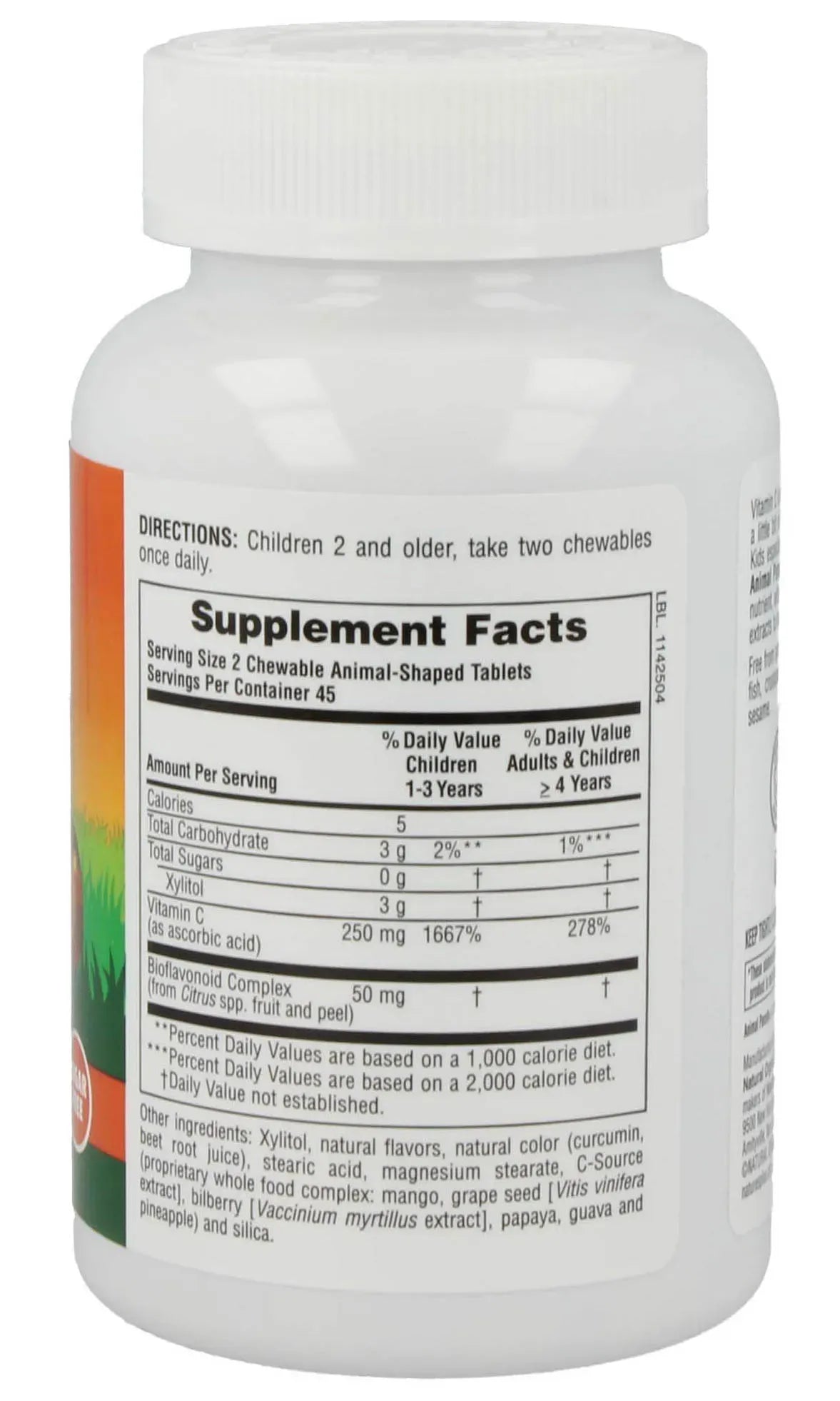 Animal Parade® Vitamin C Sugar-Free - 90 chewables