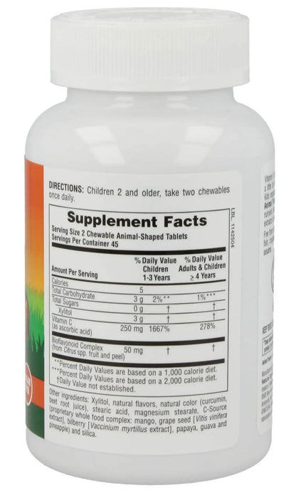 Animal Parade® Vitamin C Sugar-Free - 90 chewables