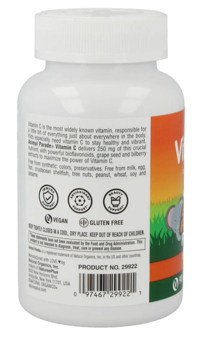 Animal Parade® Vitamin C Sugar-Free - 90 chewables