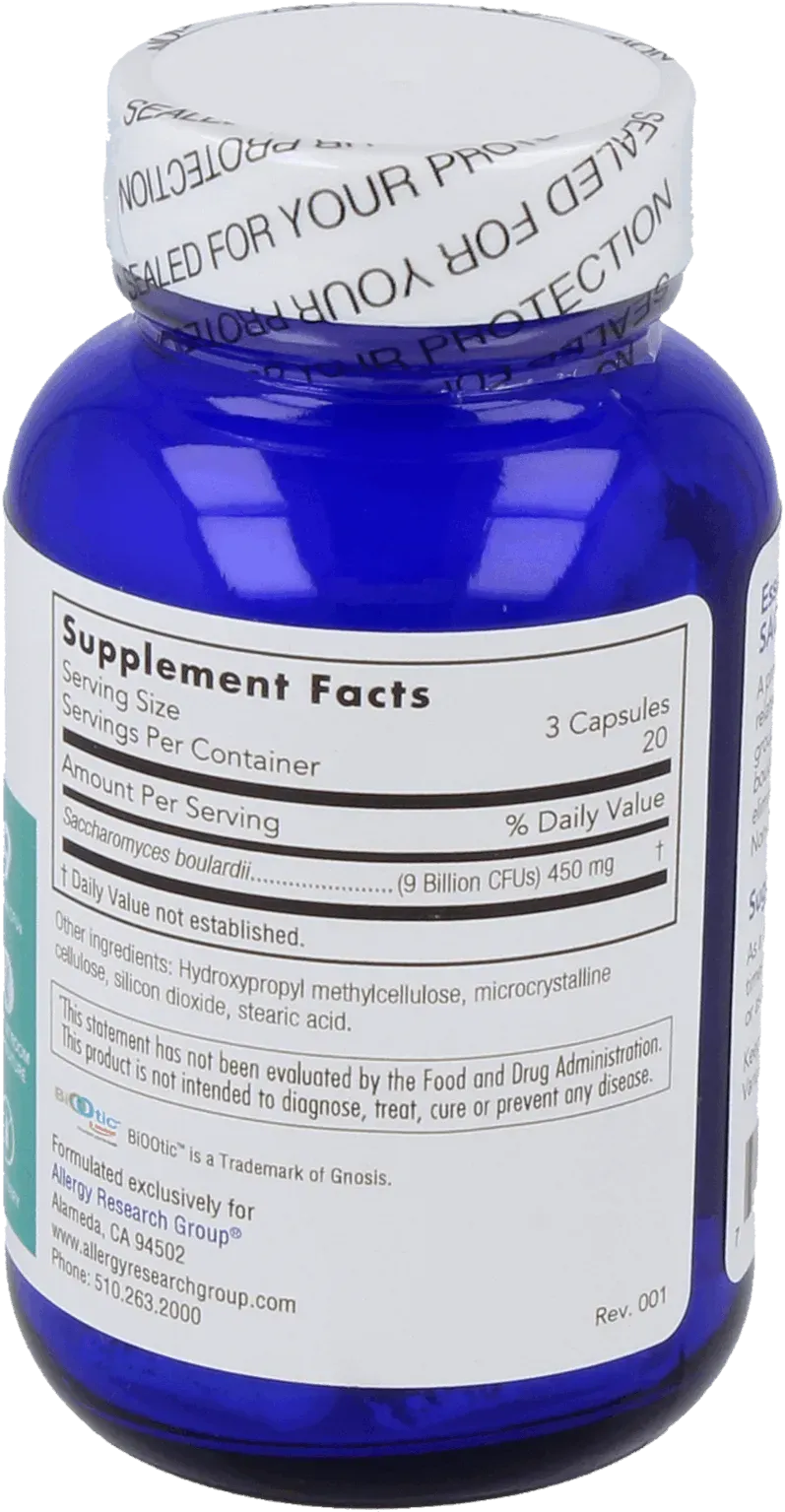 Essential-Biotic® Saccharomyces boulardii - 120 Vegan capsules