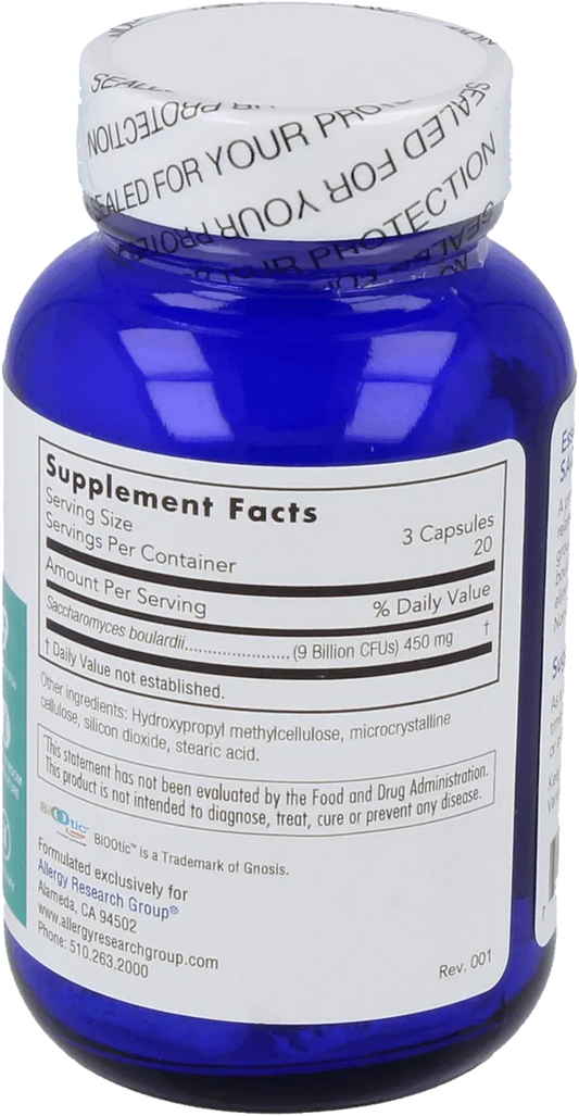 Essential-Biotic® Saccharomyces boulardii - 120 Vegan capsules