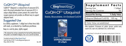 CoQH-CF® Ubiquinol - 60 Softgels
