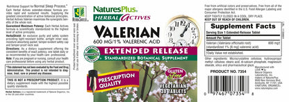 Valerian 600 mg - 30 Tablets