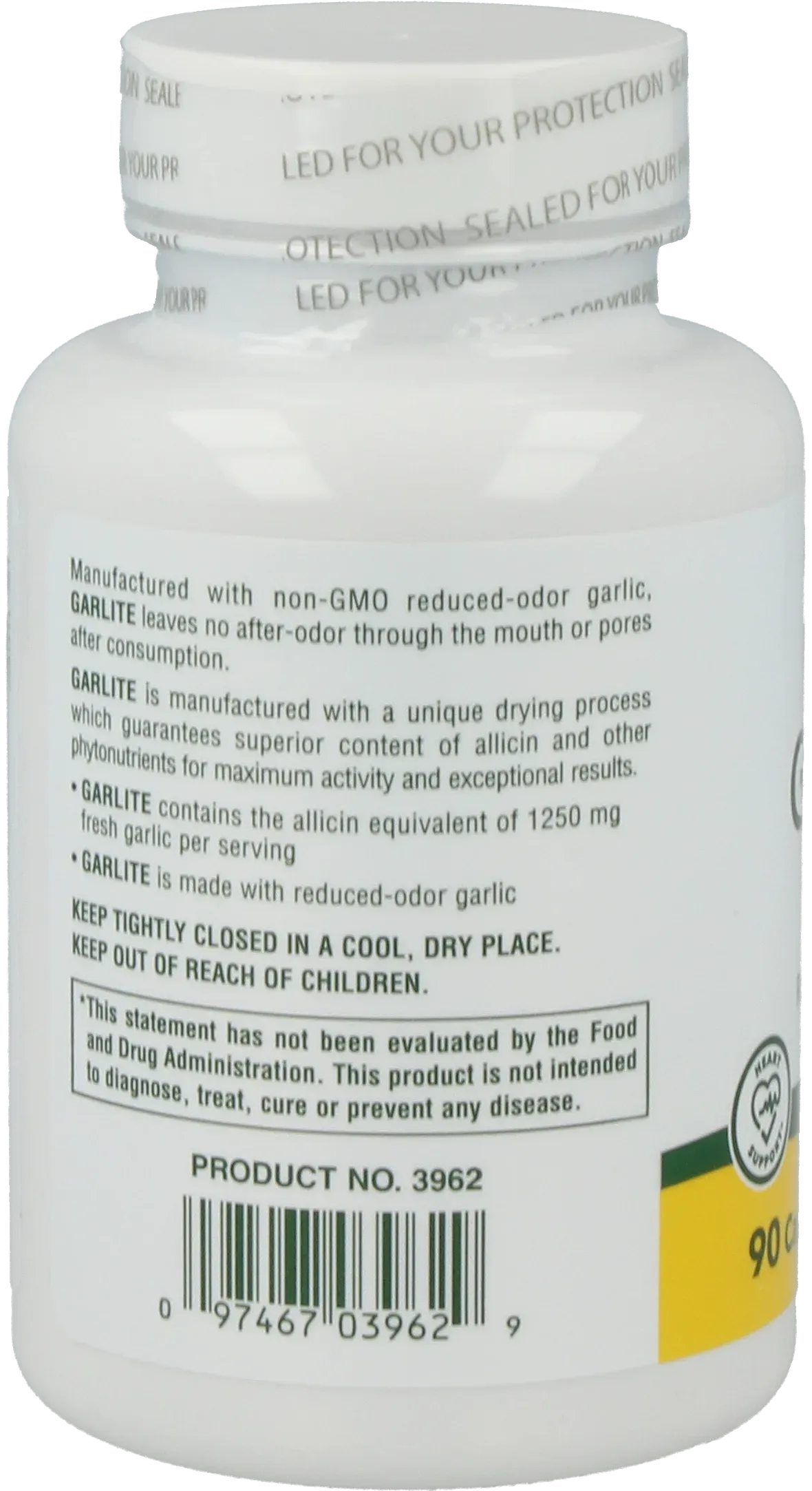 Garlite® 500 mg - 90 Capsules