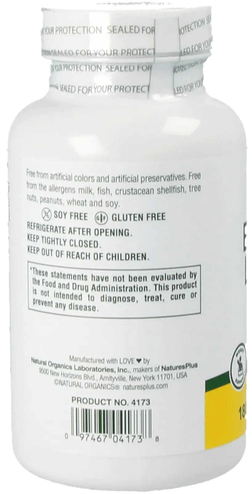 Egg Yolk Lecithin 600 mg - 180 Capsules