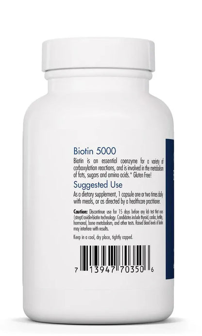Biotin 5000 - 60 capsules