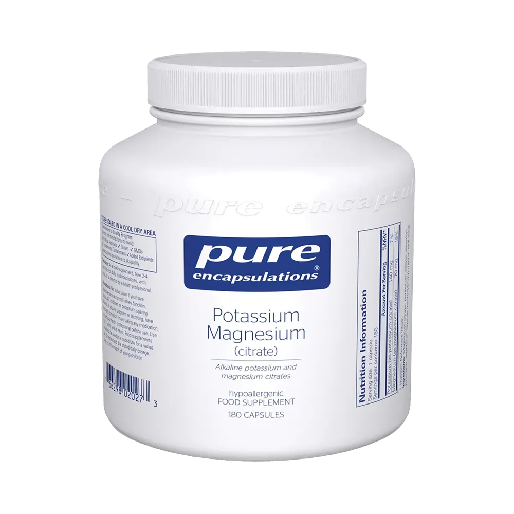 Potassium Magnesium (citrate) - 180 capsules