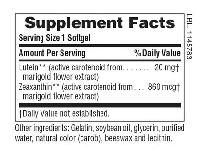 Ultra Lutein® - 60 softgels