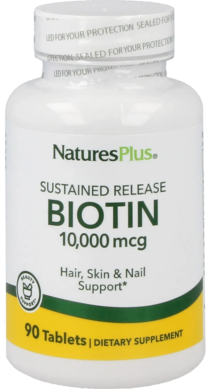 Biotin 10,000 mcg - 90 tablets