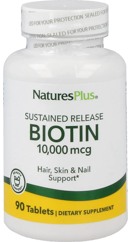Biotin 10,000 mcg - 90 tablets
