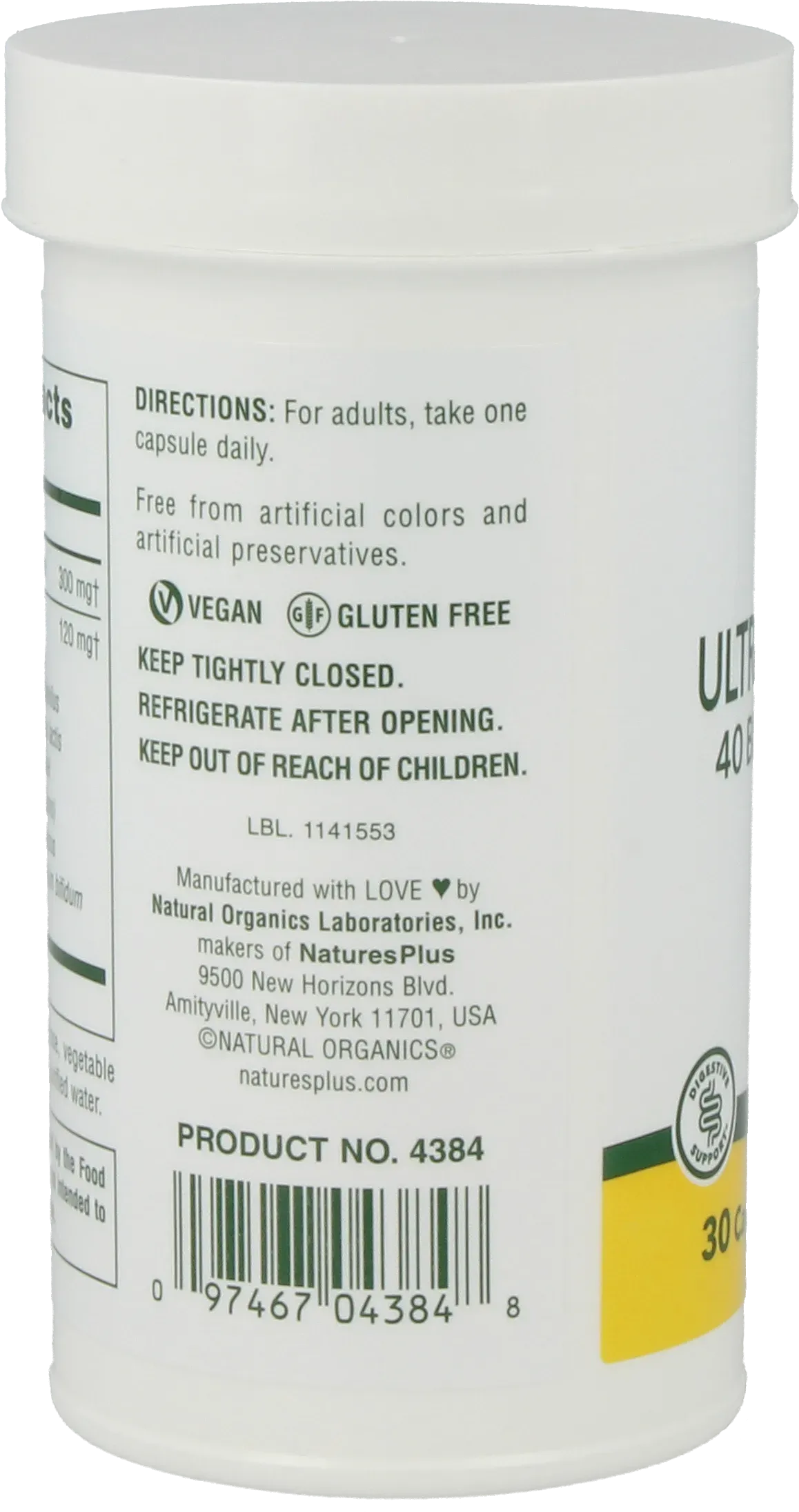 Ultra Probiotics - 60 Capsules