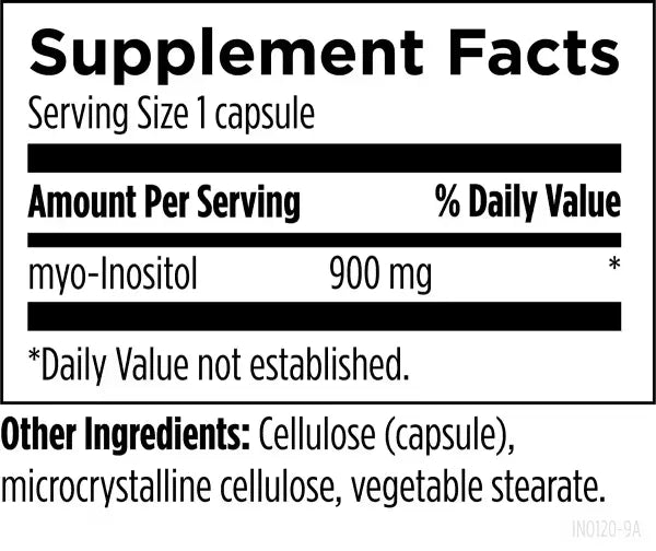 Inositol - 120 capsules