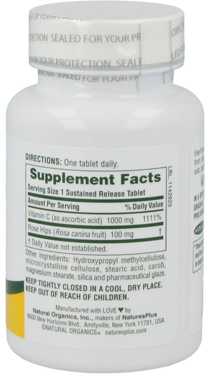 Vitamin C with Rose Hips - 60 tablets