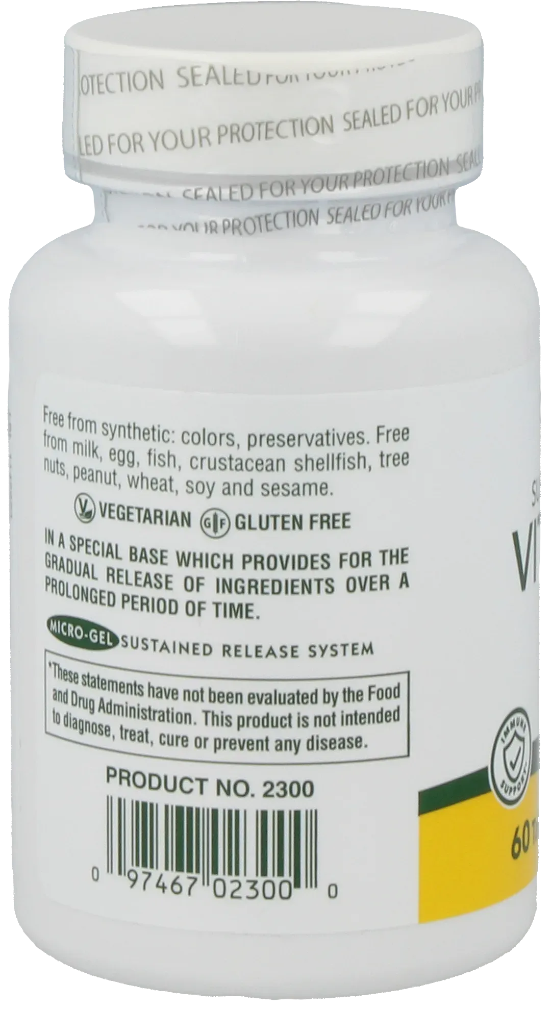 Vitamin C with Rose Hips - 60 tablets