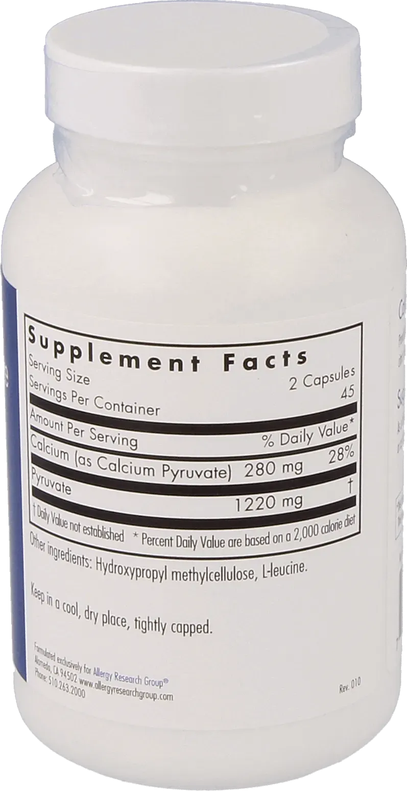 Calcium Pyruvate - 90 Capsules