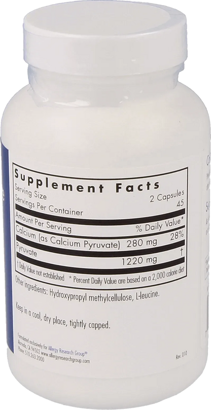 Calcium Pyruvate - 90 Capsules