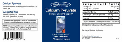 Calcium Pyruvate - 90 Capsules