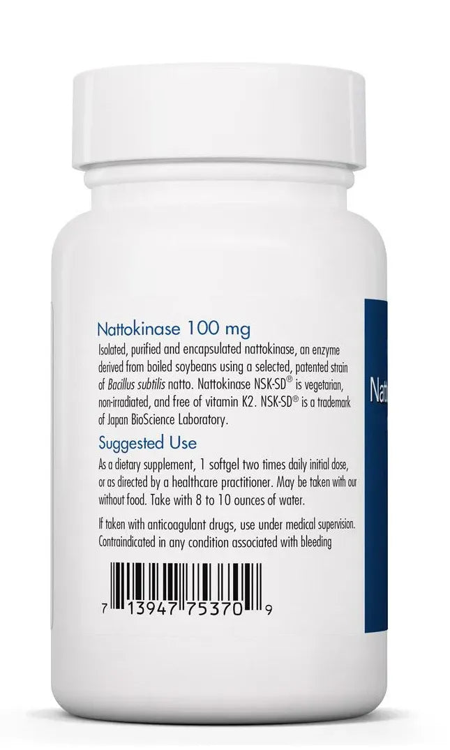 Nattokinase 100 mg NSK-SD® - 60 softgels