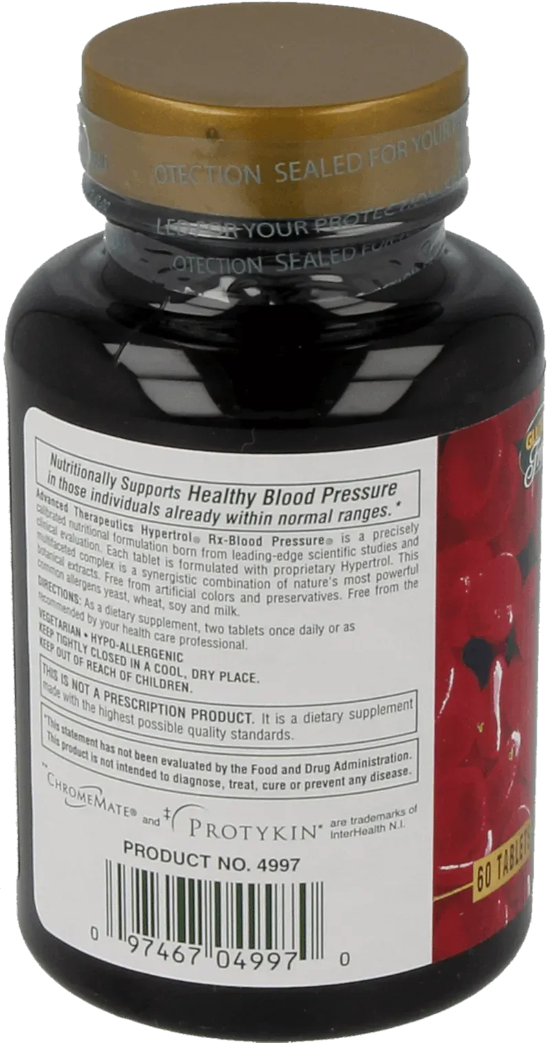 Rx-Blood Pressure® Hypertrol® - 60 Tablets