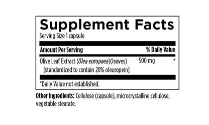Olive Leaf Extract - 90 capsules