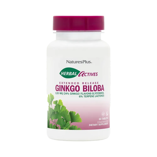 Herbal Actives Ginkgo Biloba Extended Release - 60 tablets