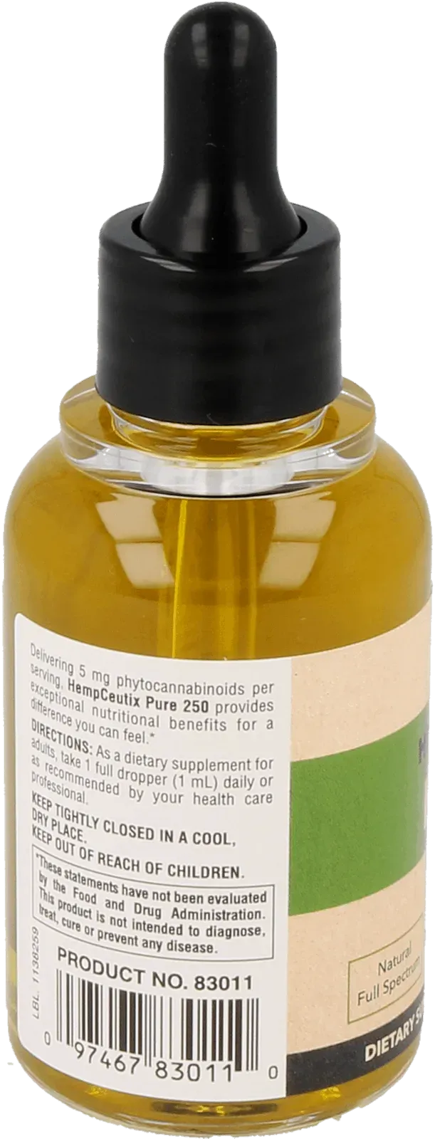 HempCeutix™ Pure 250 Hemp Oil - 50ml Liquid
